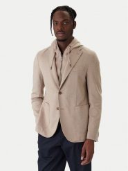 BOSS Marynarka C-Hanry 50562499 Khaki Slim Fit. Brązowe garnitury męskie Boss, m, bez wzorów, z syntetyku. Za 2,399.00 zł.