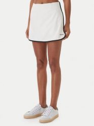 Guess Spódnico-szorty V6GD06 K3000 Écru Regular Fit. Białe szorty damskie Guess, z aplikacjami, z materiału. Za 264.99 zł.