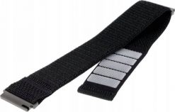 Fixed Fixed | Sporty Strap with Quick Release 20mm for Smartwatch | 160-210 mm | Black | Nylon. Czarne zegarki smartwatch Fixed, bez wzorów, z nylonu. Za 43.41 zł.