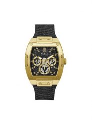 Guess Zegarek GW0786G1 Czarny. Czarne, analogowe zegarki męskie Guess, z aplikacjami. Za 769.99 zł.