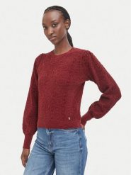 Guess Sweter W6BR44 Z1441 Brązowy Regular Fit. Brązowe swetry nierozpinane damskie Guess, s, z aplikacjami, z syntetyku, bez kołnierzyka, bez ramiączek. Za 394.99 zł.