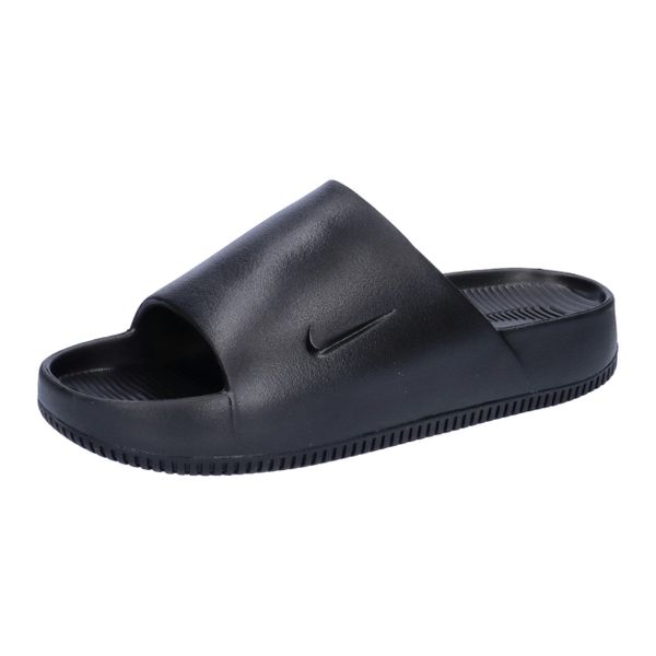 Klapki męskie Nike Calm Slide. Czarne klapki męskie Nike, bez wzorów, z materiału, bez zapięcia. Za 228.15 zł.