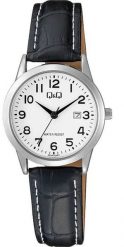 Zegarek Q&Q A45A-004P damski klasyczny biała tarcza cyfry datownik . Białe zegarki damskie Q&Q. Za 134.00 zł.