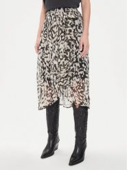 Morgan Spódnica midi 241-JAILY.F Beżowy Regular Fit. Brązowe spódnice damskie Morgan, bez wzorów, z syntetyku, midi. Za 369.99 zł.