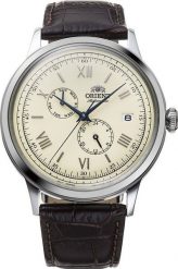 Zegarek Orient Zegarek męski Orient RA-AK0702Y10B brązowy. Brązowe zegarki męskie Orient, bez wzorów. Za 1,395.00 zł.