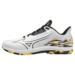 Buty sportowe Mizuno Wave Drive Neo 3 Białe. Białe buty sportowe męskie Mizuno, bez wzorów, z syntetyku, bez zapięcia, mizuno wave. W wyprzedaży za 454.85 zł.