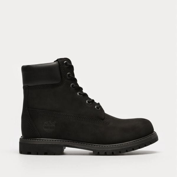 TIMBERLAND Premium 6 Inch Boot W Trapery damskie. Czarne trapery damskie Timberland, z materiału, bez zapięcia. Za 819.99 zł.