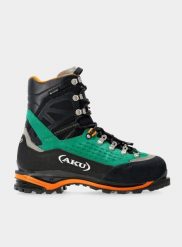 Buty do raków automatycznych damskie AKU Hayatsuki GTX. Czarne obuwie trekkingowe damskie Aku, z gore-texu, przed kolano, bez zapięcia. Za 1,671.99 zł.