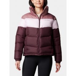 Kurtka Przejściowa Damska Columbia Puffect II Colorblock. Czerwone kurtki sportowe damskie Columbia, na jesień, m, bez wzorów, bez ramiączek, bez kaptura. Za 649.00 zł.