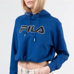 Bluza sportowa damska Fila 687315949. Niebieskie bluzy damskie Fila, xs, bez wzorów, sportowe, bez ramiączek, z kapturem. Za 265.00 zł.