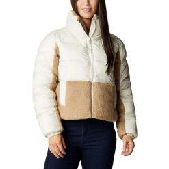 Kurtka Street damska Columbia Leadbetter Point Sherpa Hybrid. Fioletowe kurtki sportowe damskie Columbia, na zimę, l, bez wzorów, bez ramiączek, bez kaptura, trekkingowe. Za 759.00 zł.