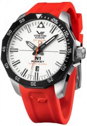 Zegarek męski Vostok Europe NH35A-225E711SR czerwony. Czerwone zegarki męskie Vostok Europe, bez wzorów. Za 2,677.83 zł.