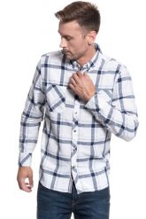 MĘSKA KOSZULA MATERIAŁOWA MUSTANG CLEMENS LINEN CHECK 1009584 11746. Koszule męskie Mustang, m, bez wzorów, z materiału, bez kołnierzyka, bez ramiączek. W wyprzedaży za 49.99 zł.