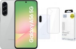 Smartfon Samsung Galaxy A56 5G 8/256GB Szary (SM-A566BZACEUE) + Etui Clear Case. Szare smartfony SAMSUNG. Za 1,651.00 zł.