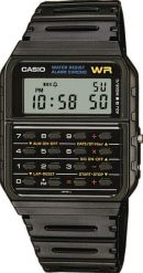 Zegarek Casio Vintage Zegarek męski Casio CA-53W-1ER czarny. Czarne zegarki męskie Casio Vintage, bez wzorów. Za 183.91 zł.