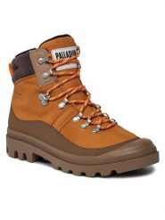 Palladium Trapery Pallabrousse Hkr Wp+ 98840-203-M Brązowy. Brązowe trapery damskie Palladium, ze skóry, bez zapięcia. Za 829.99 zł.
