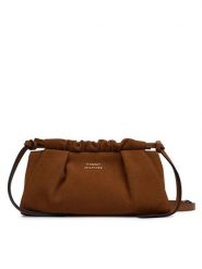 Tommy Hilfiger Torebka AW0AW19010 Brązowy. Brązowe listonoszki damskie Tommy Hilfiger, bez wzorów, ze skóry, bez dodatków. Za 699.99 zł.