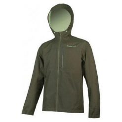 Wodoodporna kurtka z kapturem Endura Hummvee. Zielone kurtki męskie ENDURA, bez wzorów, sportowe, z kapturem. W wyprzedaży za 484.95 zł.