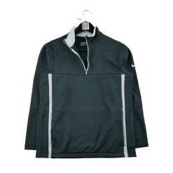 Second life - Nike Golf bluza damska - Jak nowy. Czarne bluzy damskie Nike, l, bez wzorów, z materiału, eleganckie, bez ramiączek, bez kaptura. Za 106.46 zł.