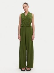 Weekend Max Mara Kombinezon Genzana 2515641012 Zielony Relaxed Fit. Zielone sukienki damskie Weekend Max Mara, xxl, bez wzorów, z wiskozy, bez kołnierzyka, bez ramiączek. Za 819.99 zł.