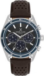 Zegarek Daniel Klein Męski czarna tarcza 44 mm (DK.1.14221-5). Czarne zegarki męskie Daniel Klein, bez wzorów. Za 181.99 zł.