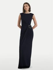LAUREN RALPH LAUREN Sukienka wieczorowa 253979877001 Granatowy Slim Fit. Niebieskie sukienki damskie Lauren Ralph Lauren, bez wzorów, z syntetyku, wizytowe, bez kołnierzyka, bez ramiączek. Za 1,349.00 zł.