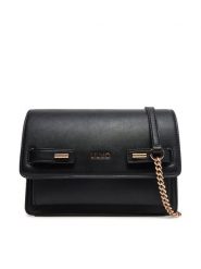 Liu Jo Torebka M Crossbody AA5080 E0003 Czarny. Czarne torebki do ręki damskie Liu Jo, bez wzorów, ze skóry, bez dodatków. Za 349.99 zł.