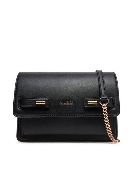Liu Jo Torebka M Crossbody AA5080 E0003 Czarny. Czarne torebki do ręki damskie Liu Jo, bez wzorów, ze skóry, bez dodatków. Za 349.99 zł.