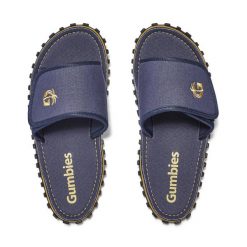 Klapki GUMBIES STRIDER SLIDE UNISEX. Niebieskie klapki męskie Gumbies, bez wzorów, bez zapięcia. Za 99.99 zł.