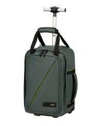 Plecak na kółkach American Tourister Take2Cabin 20L Dark Forest 154985-1257. Zielone plecaki męskie American Tourister, bez wzorów. Za 380.50 zł.