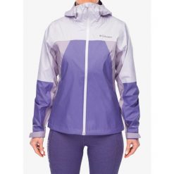 Kurtka przeciwdeszczowa damska Columbia Inner Limits IV Jacket. Fioletowe kurtki sportowe damskie Columbia, bez wzorów, bez ramiączek, bez kaptura, trekkingowe. Za 500.49 zł.