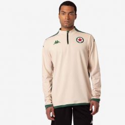 Koszulka treningowa Red Star FC Ablas Pro 8 2024/25. Brązowe bluzy męskie Kappa, bez wzorów, retro, bez ramiączek, bez kaptura. Za 269.50 zł.