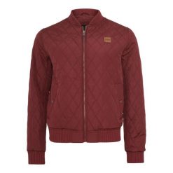 Męska Nylonowa Kurtka Pikowana Diamond. Brązowe kurtki męskie Urban Classics, m, bez wzorów, z nylonu, sportowe, bez kaptura. Za 186.99 zł.