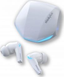 Słuchawki bezprzewodowe douszne gamingowe bluetooth białe Lenovo GM2 Pro. Białe słuchawki bezprzewodowe Lenovo. Za 152.79 zł.