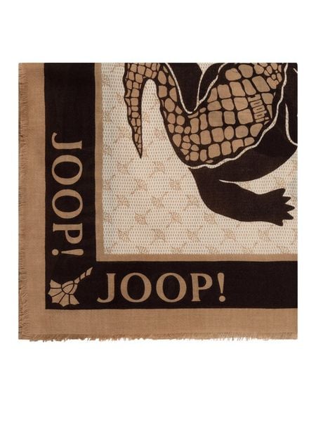 JOOP! Chusta Abby 30048968 Beżowy. Brązowe rękawiczki damskie JOOP!, bez wzorów, z bawełny. Za 339.99 zł.