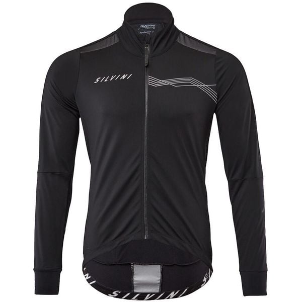 Kurtka rowerowa męska Silvini Ghisallo MJ2129. Czarne kurtki męskie Silvini, na jesień, m, bez wzorów, z elastanu, bez kaptura, rowerowe. Za 567.50 zł.