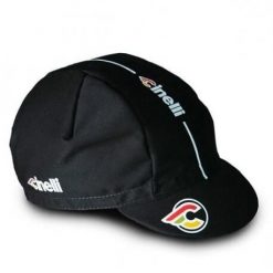 Czapka z daszkiem Cinelli Supercorsa. Czarne czapki damskie CINELLI, bez wzorów, z bawełny, klasyczne. Za 188.00 zł.