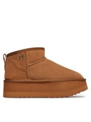 Liu Jo Śniegowce Jane 01 SA4051 PX002 Brązowy. Brązowe śniegowce damskie Liu Jo, ze skóry, bez zapięcia. Za 629.99 zł.