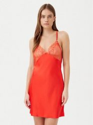 Chantelle Koszula nocna Spice C22FW5 Czerwony. Czerwone koszule nocne damskie Chantelle, bez wzorów, z syntetyku, bez ramiączek. Za 159.99 zł.