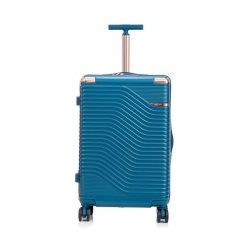 Walizka średnia Semi Line. Niebieskie walizki damskie Semi-line, bez wzorów, średnie. Za 219.99 zł.