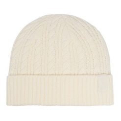 Czapka Guess. Białe czapki damskie Guess, na zimę, z aplikacjami. Za 214.99 zł.