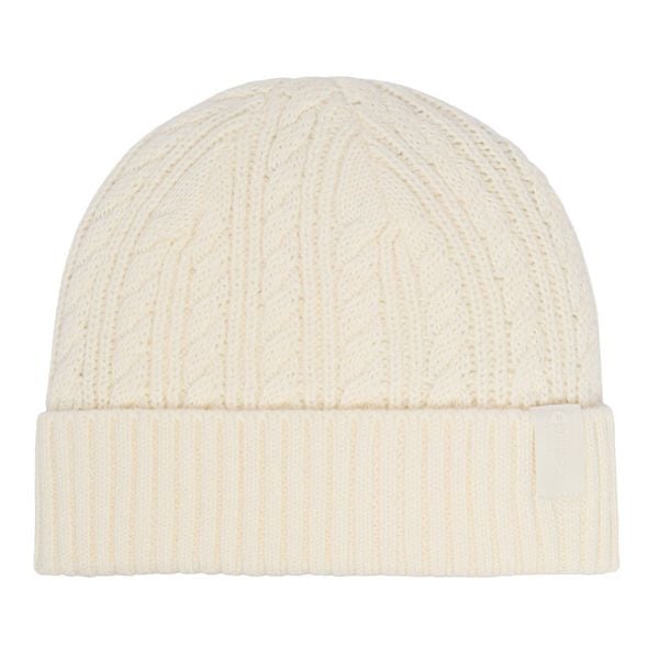 Czapka Guess. Białe czapki damskie Guess, na zimę, z aplikacjami. Za 214.99 zł.