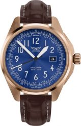 Zegarek Aviator Zegarek męski Aviator V.1.38.2.325.4 brązowy. Brązowe zegarki męskie AVIATOR, bez wzorów. Za 1,820.00 zł.