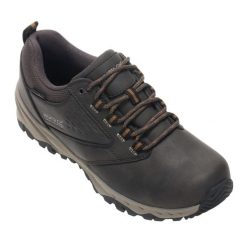 Męskie Wodoodporne Buty Do Chodzenia O Niskim Kroju Amble. Brązowe buty zimowe męskie Regatta, bez wzorów, bez obcasa, bez zapięcia. Za 260.99 zł.