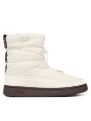 Puma Śniegowce Snowbae Wns 393920 Kremowy. Białe śniegowce damskie Puma, z materiału, bez zapięcia. Za 349.99 zł.