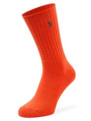 Polo Ralph Lauren Skarpety Mężczyźni drobna dzianina pomarańczowy, ONE SIZE. Brązowe skarpety męskie Polo Ralph Lauren, bez wzorów, z dzianiny. Za 69.95 zł.