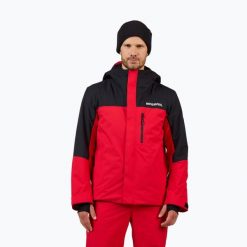 Kurtka narciarska męska Rossignol Velika Insulated Sports Red - M. Czerwone kurtki sportowe męskie Rossignol, na zimę, m, bez wzorów, bez kaptura, narciarskie. Za 1,449.00 zł.