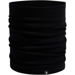 Komin ODLO Merino Warm Tube. Czarne szaliki męskie ODLO, bez wzorów, z materiału. Za 129.99 zł.