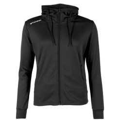Damska bluza dresowa z kapturem zapinana na zamek błyskawiczny Stanno Field. Czarne bluzy damskie STANNO, m, bez wzorów, z dresówki, bez ramiączek, z kapturem. Za 183.00 zł.
