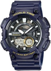 Zegarek Męski CASIO Gerton AEQ-110W-2AVDF + BOX. Zegarki męskie Casio, bez wzorów. Za 200.81 zł.